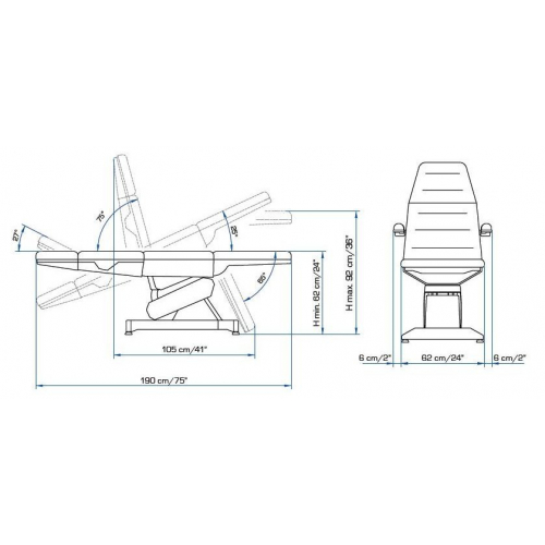 Косметологическое кресло "LEMI 4"