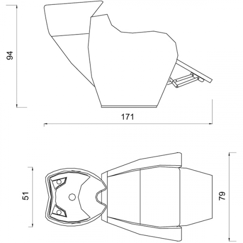 Мойка парикмахерская "CELEBRITYWASH SHIATSU"