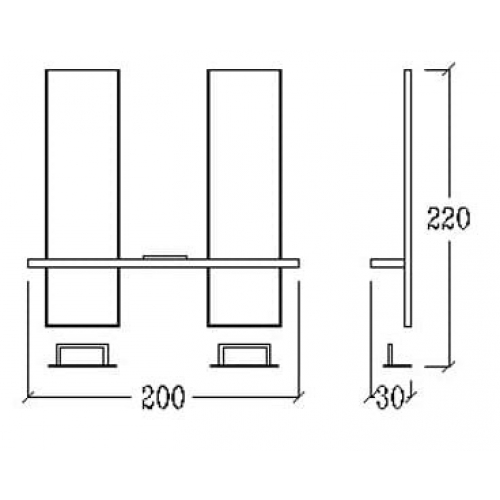 Двойное рабочее место мастера "LULLABY DOUBLE"