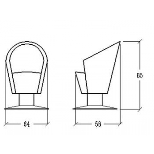 Кресло парикмахерское "Sahara"