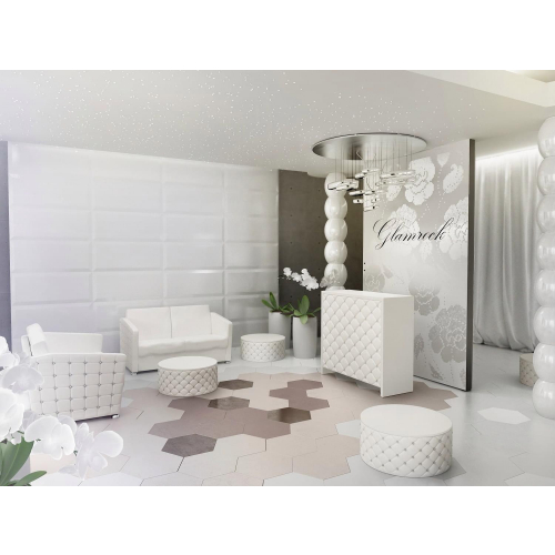 Парикмахерский туалет "Гламрок" (с полкой)