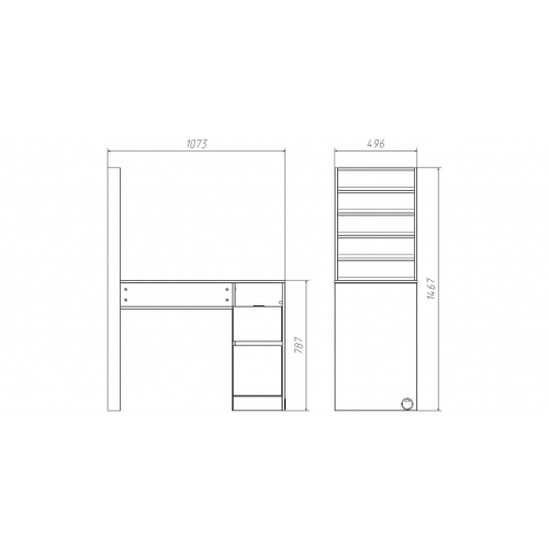 Маникюрный стол "Showcase I"