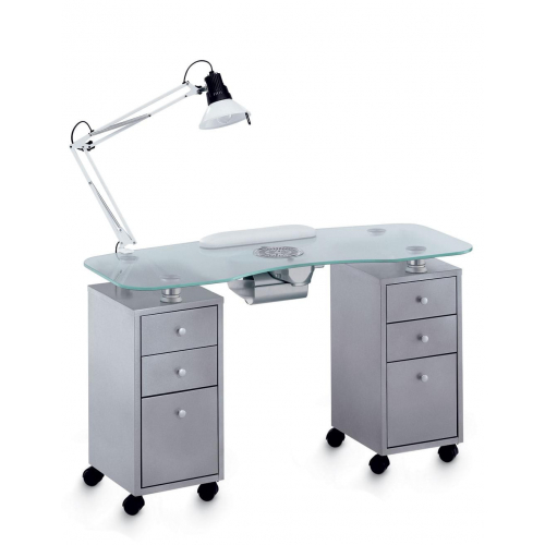 Стол маникюрный 2-ной с вытяжкой "197LХ"